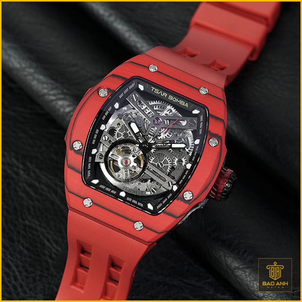 Đồng hồ Tsar Bomba TB8218-03 (1+1) Carbon