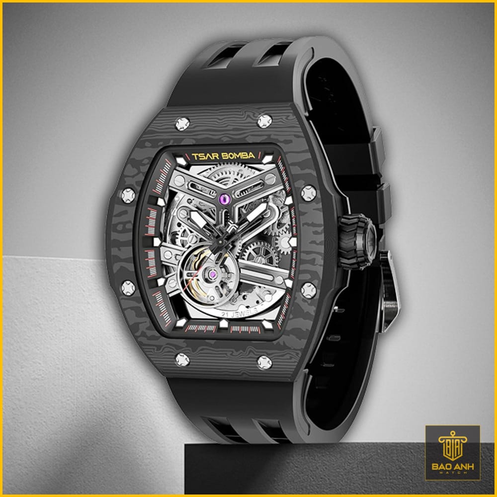 Đồng hồ Tsar Bomba TB8218-04 (1+1) Carbon
