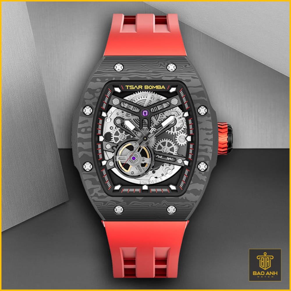 Đồng hồ Tsar Bomba TB8218-05 (1+1) Carbon