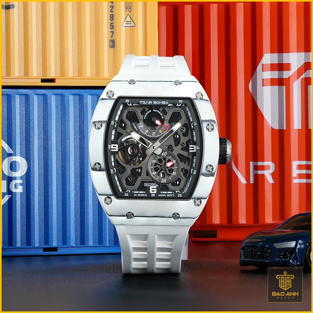 Đồng hồ Tsar Bomba TB8212CF-01 Full Carbon + Ceramic