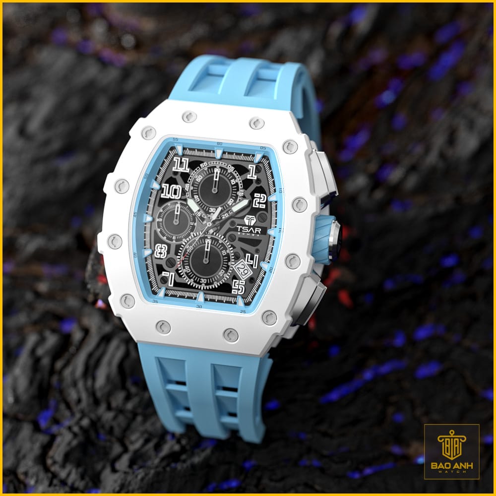 Đồng hồ Tsar Bomba TB8204C-02 Ceramic
