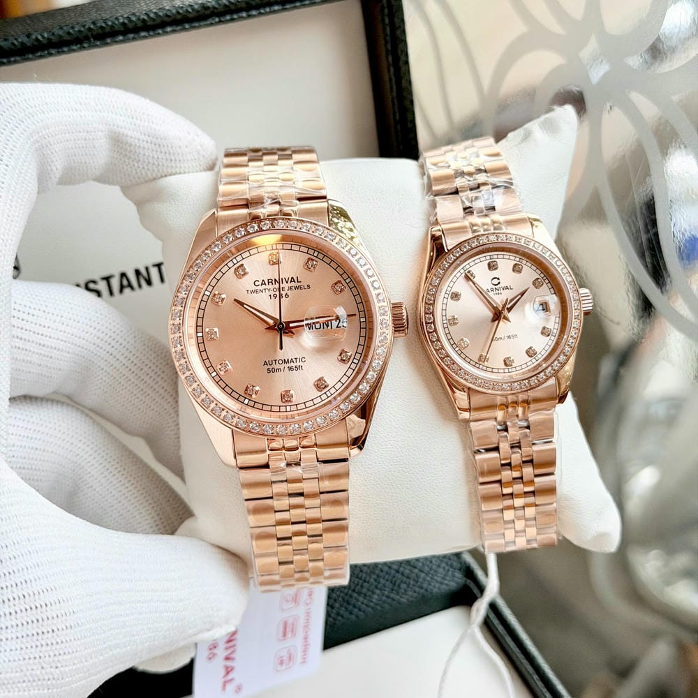 Đồng Hồ Đôi Carnival 8131D2-VH-B