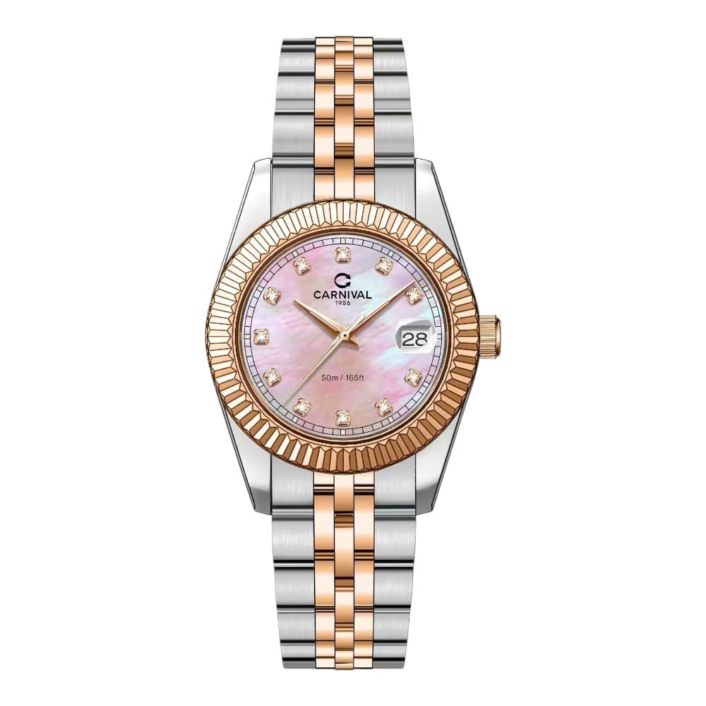 Đồng hồ Nữ Carnival 8131L-CH-HK (Xà cừ hồng)