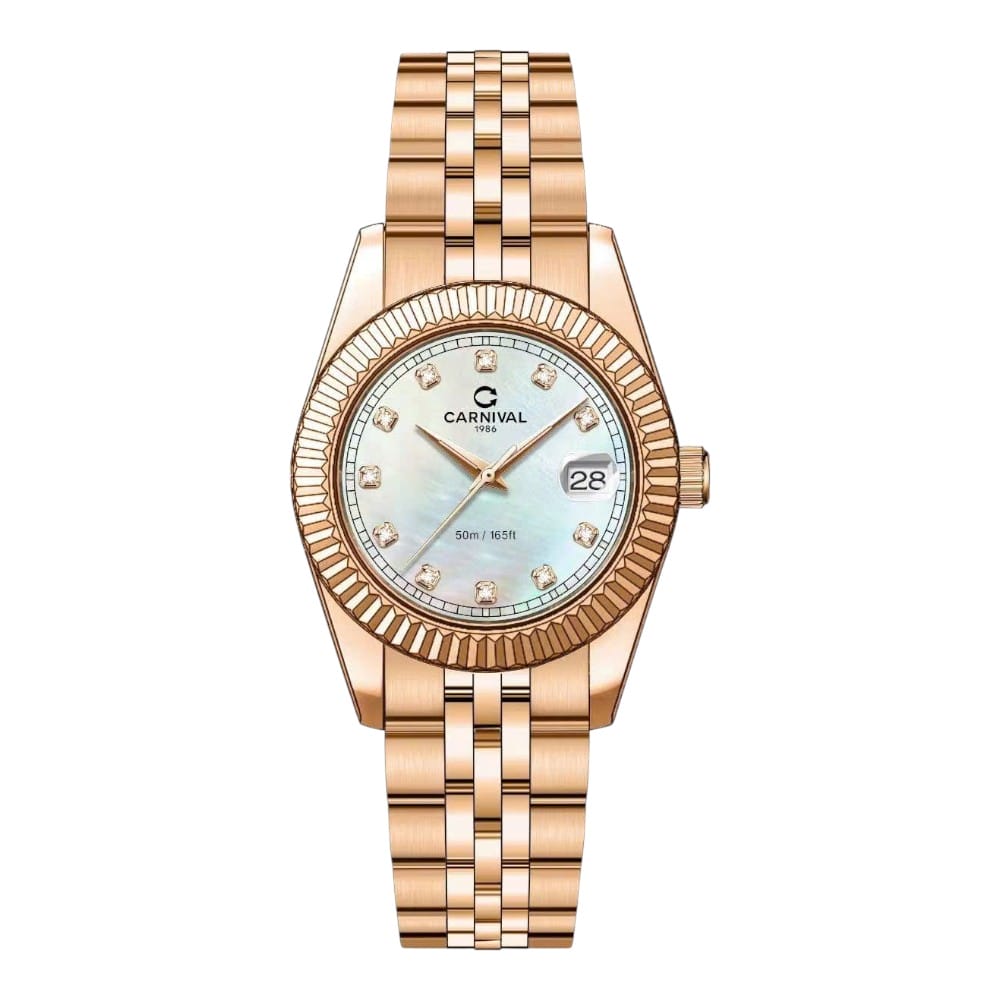Đồng hồ Nữ Carnival 8131L-VH-TK (Xà cừ trắng)
