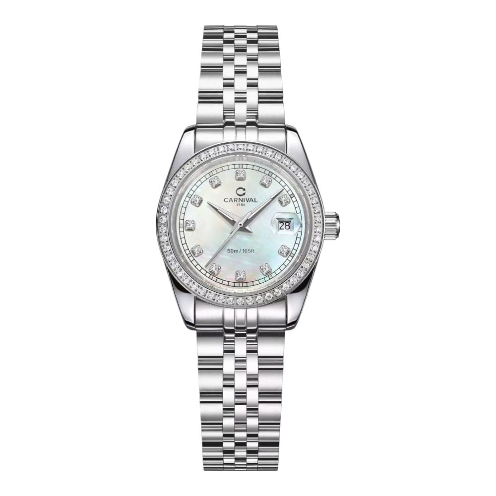 Đồng hồ Nữ Carnival 8131L2-VT-TK ( Xà Cừ Trắng )