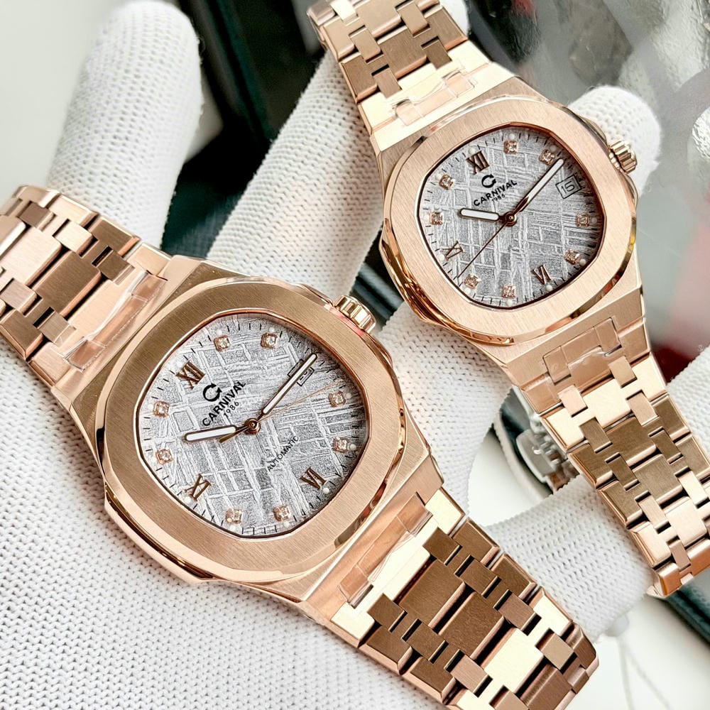 Đồng Hồ Đôi Carnival 8160D-VH-TT (Thiên Thạch)