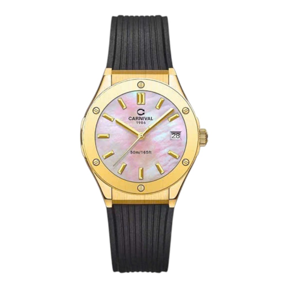 Đồng hồ Nữ Carnival 8168L-VV-DCS-HK ( Xà Cừ Hồng)
