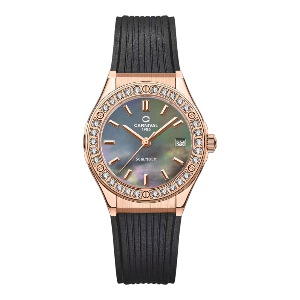 Đồng hồ Nữ Carnival 8168L2-VH-DCS-DK (Xà Cừ Đen)