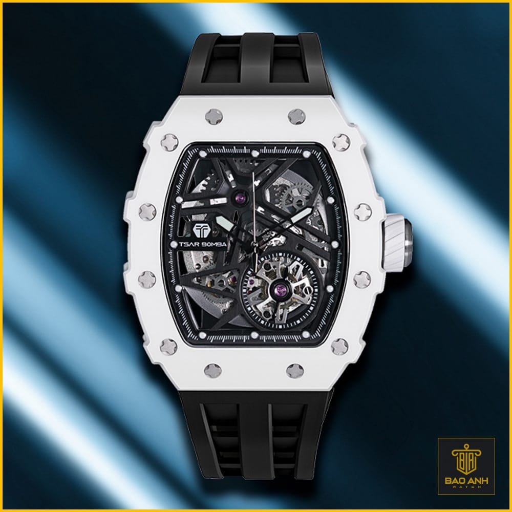 Đồng hồ Tsar Bomba TB8209C-03 Ceramic