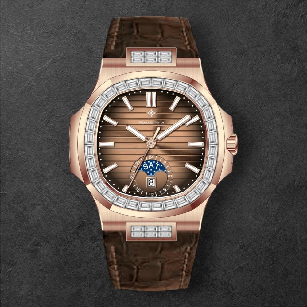 Đồng Hồ Nam Alexander Ferros 6111R-08-DD