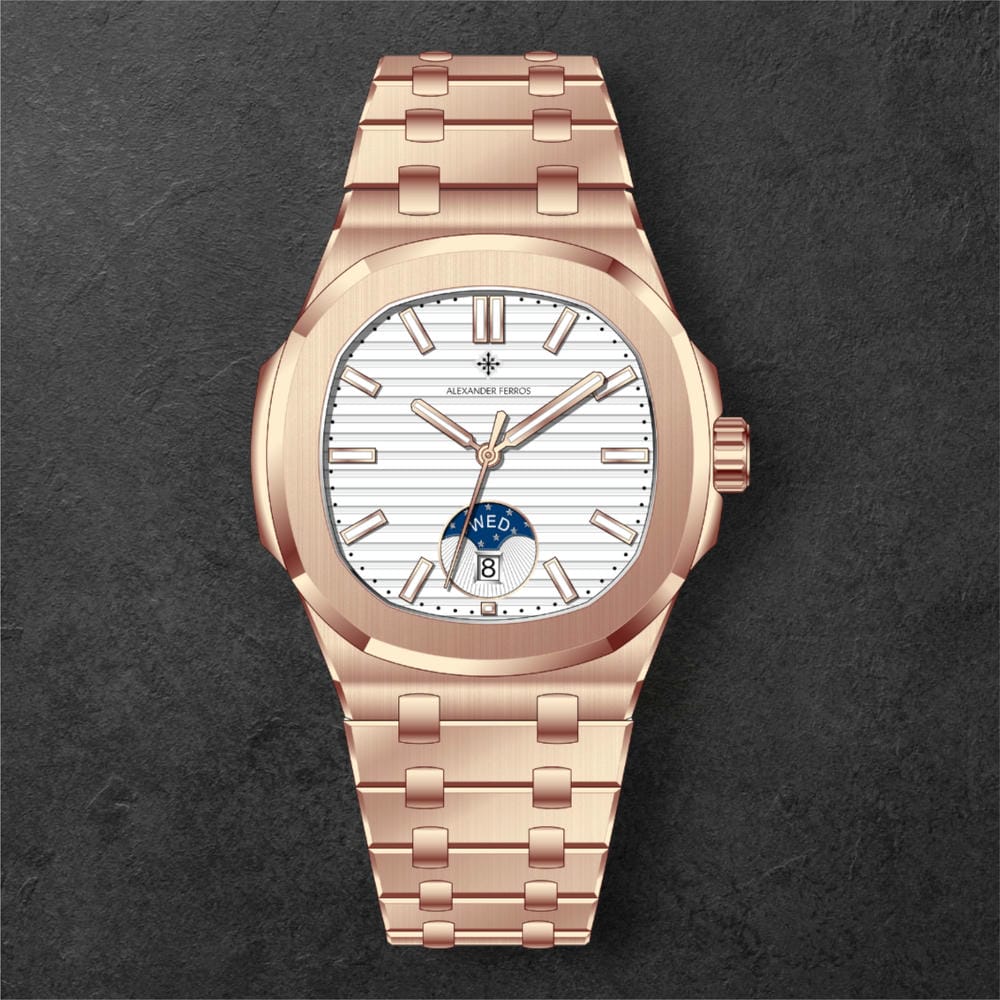 Đồng Hồ Nam Alexander Ferros 6122R-02