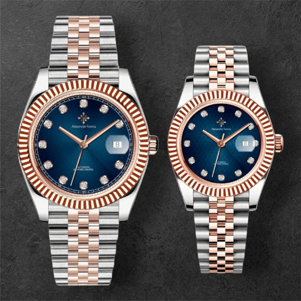 Đồng Hồ Cặp Alexander Ferros 8192D-05 & 8032D-05