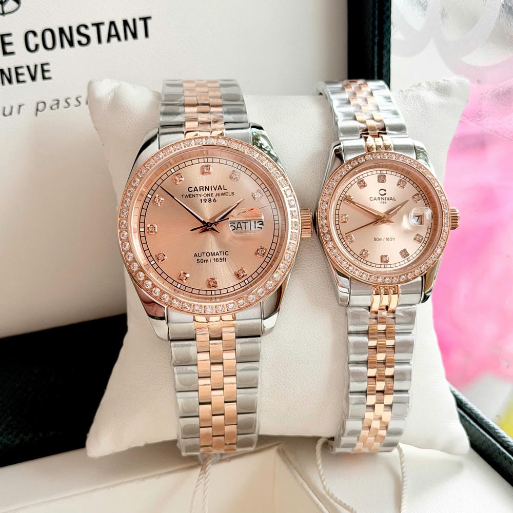 Đồng Hồ Đôi Carnival 8131D2-CH-B