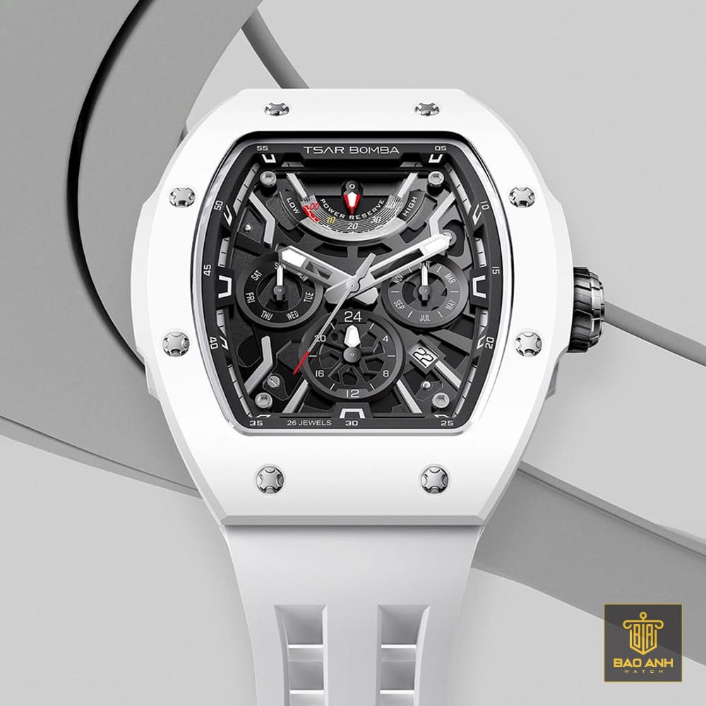 Đồng hồ Tsar Bomba TB8222C-01 Full Ceramic