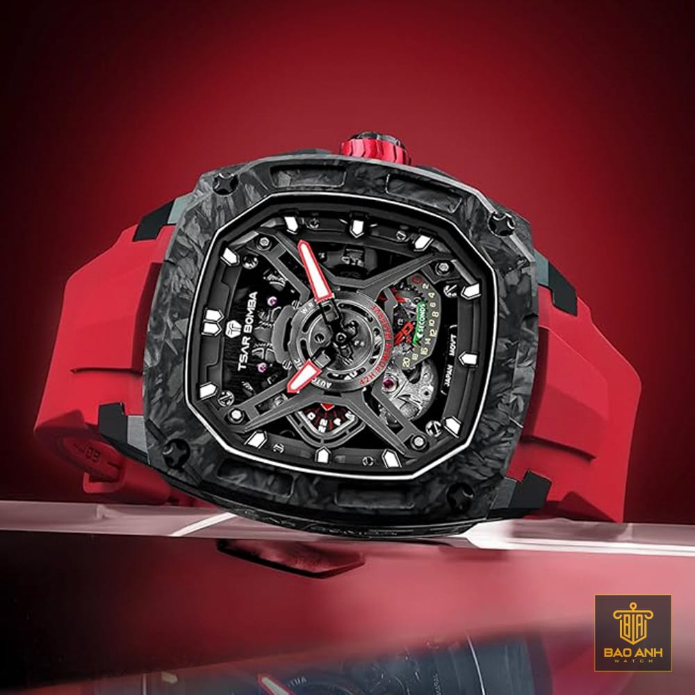 Đồng hồ Tsar Bomba TB8605-01 Carbon