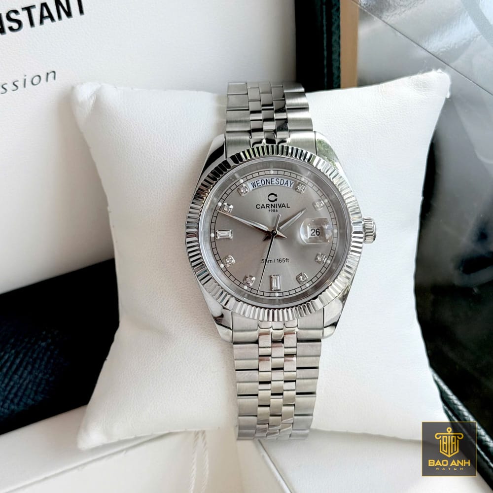 Đồng hồ Nam Carnival 8190G-VT-S (Xám)